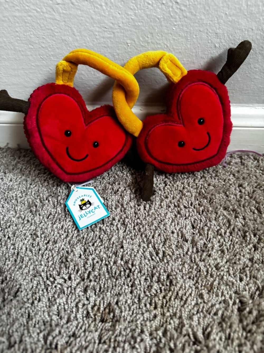 Jellycat Red Val and Tina